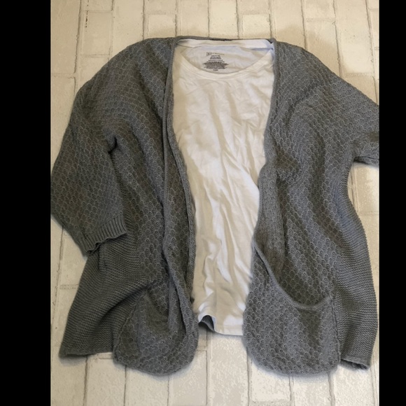 Elodie Sweaters - 💯 cotton 👉🏻gray slouchy sweater